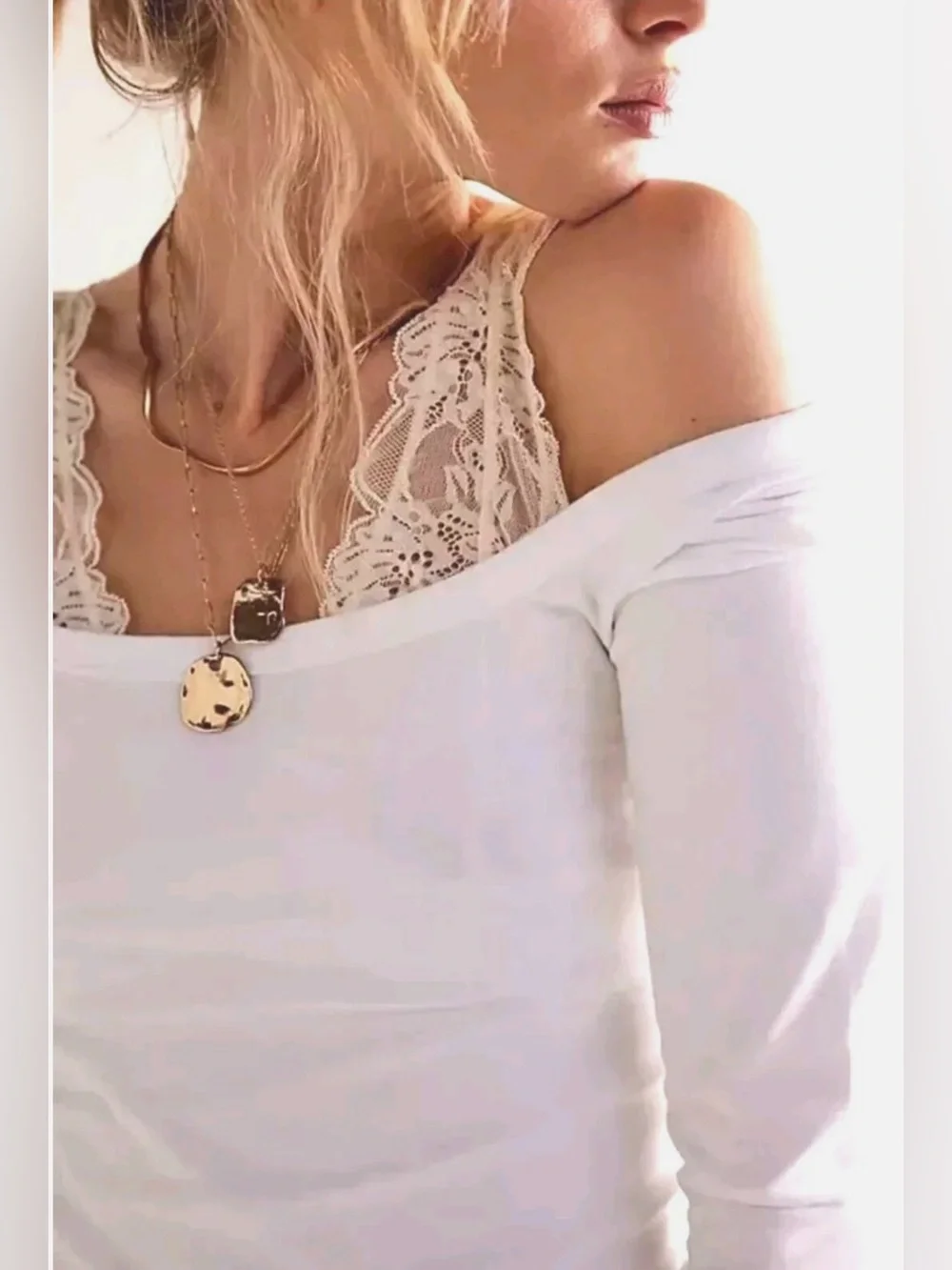 FREE PEOPLE | ✨NEW✨ We The Free Can't Let Go Tee in Ivory